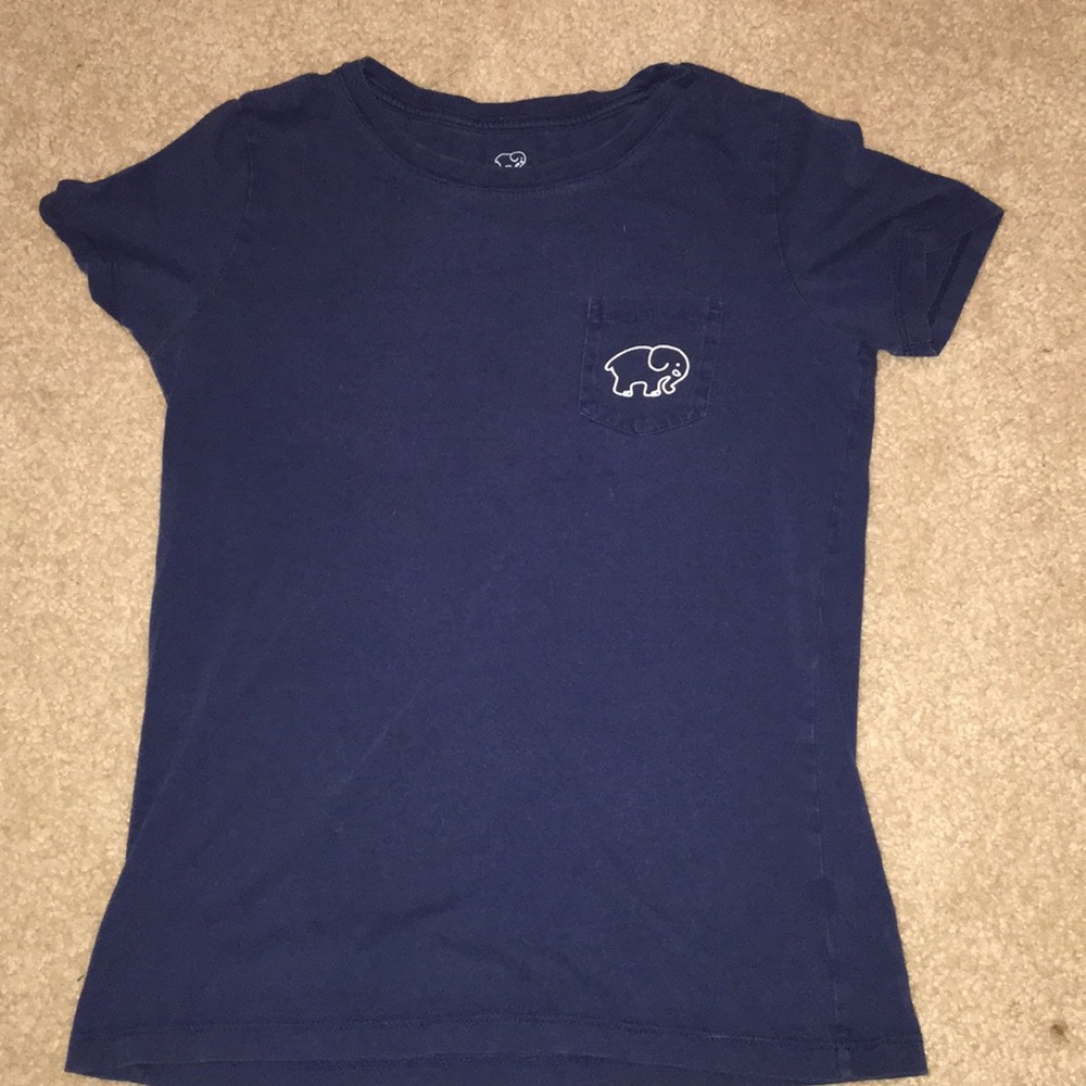 Xs girls ivory Ella shirt navy blue